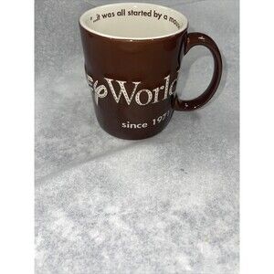 WALT DISNEY WORLD  Since 1971 Embossed Coffee Mug it was all started by a mouse